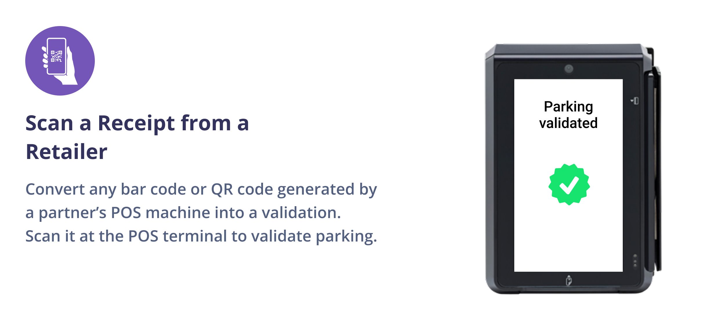 Get My Parking’s self serve partner portal for retail parking validations